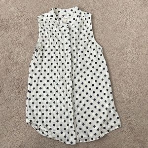 J. Crew Button Tank Top Blouse